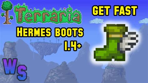 terraria hermes boots not spawning.